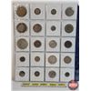 Image 2 : Foreign Coin Collection - Variety - Silver (Sheet of 20): France; Great Britain; Netherlands; Iran; 