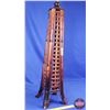 Image 3 : HOME DÉCOR : Wooden Pedestal Candle Holder ( 34-1/4"H x 5-1/2"W x 5-1/2"D)  (SEE PICS!)