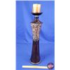 Image 3 : HOME DÉCOR : Tin Candle Holder (22-1/2"H x 5"Dia) (SEE PICS!)