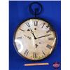 Image 2 : HOME DÉCOR : Large "Pocket Watch" Wall Clock (33"H x 24"Dia) (SEE PICS!)