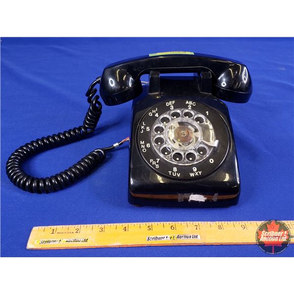 Rotary Phone (5"H x 5"W x 9-1/2"D) (SEE PICS!)