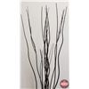 Image 4 : HOME DÉCOR : Tin Vase w/Décor Sticks (Vase Measures : 22"H x 9"Dia) (SEE PICS!)