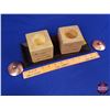 Image 3 : HOME DÉCOR : Inspirational "Belief"& "Courage" Tea Candle Holder & Trinket Tray (Tray Measures : 11"