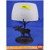 Image 1 : HOME DÉCOR : Moose & Forest Accented Tea Candle Holder (11"H x 7"Dia) (SEE PICS!)
