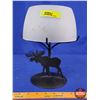 Image 1 : HOME DÉCOR : Moose & Forest Accented Tea Candle Holder (11"H x 7"Dia) (SEE PICS!)