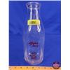Image 1 : "Alpha Milk" Glass Milk Bottle (10-1/2"H x 3-3/4"W x 3-3/4"D) (SEE PICS!)