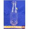 Image 4 : "Alpha Milk" Glass Milk Bottle (10-1/2"H x 3-3/4"W x 3-3/4"D) (SEE PICS!)