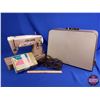 Image 1 : Electric Singer Sewing Machine w/Case (Case Measures : 14"H x 6-1/2"W x 19"D) (SEE PICS!)