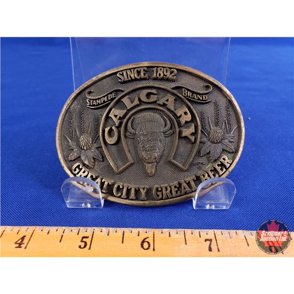 Calgary Brewing Belt Buckle (SEE PICS!)