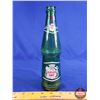 Image 2 : Green Glass Pop Bottles (5): Canada Dry (3), Mountain Dew & H.P'S. (H.P'S Measures : 10"H) (SEE PICS