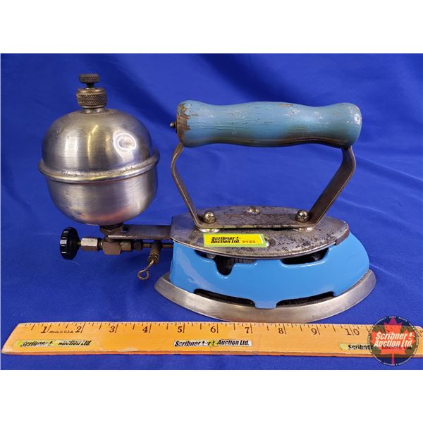 Vintage Coleman Gas Iron (7"H x 11"W x 3-1/2"D) (SEE PICS!)