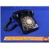 Image 1 : Northern Electric Black Rotary Phone (5"H x 5"W x 91/2"D) (SEE PICS!)