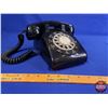 Image 2 : Northern Electric Black Rotary Phone (5"H x 5"W x 91/2"D) (SEE PICS!)