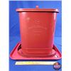 Image 2 : Oil Waste Can w/Pedal Opener (15"H x 12-1/2"W x 13"D) (SEE PICS!)