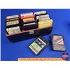 Image 1 : 8-Tracks (17) incl. : Cheech & Chong, The Beatles, Cher, etc c/w Carry Case (Case Measures: 6"H x 13