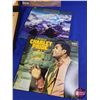 Image 2 : Hard Case Album Carrier w/Albums (5) Incl : Charley Pride, John Denver, Don Williams, Elvis & Hank S