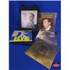 Image 1 : Hard Case Album Carrier w/Albums (5) Incl : The Carpenters, Waylon Jennings, Elvis, Tanya Tucker & G