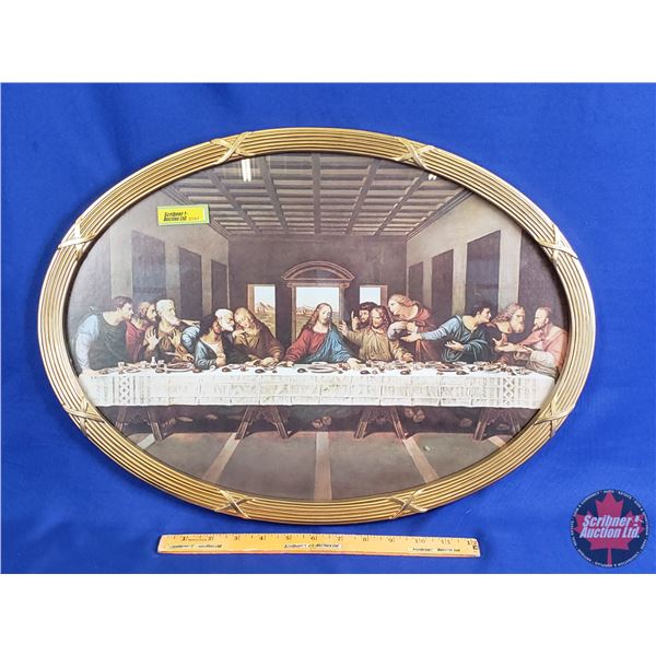 Framed Print : "The Last Supper" (15-1/2"H x 21-1/4"W) (SEE PICS!)