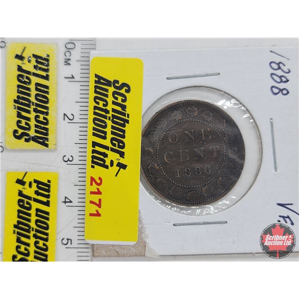 Canada Large One Cent : 1888 (SEE PICS!)