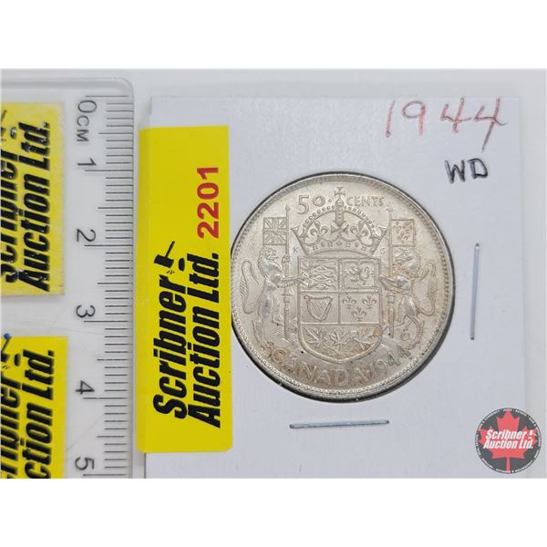 Canada Fifty Cent : 1944 WD (SEE PICS!)