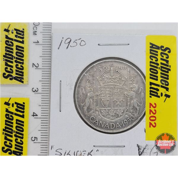 Canada Fifty Cent : 1950 (SEE PICS!)