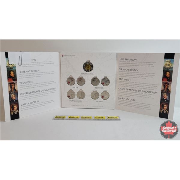 RCM : The War of 1812 Commemorative Coin Set (2012) (SEE PICS!)
