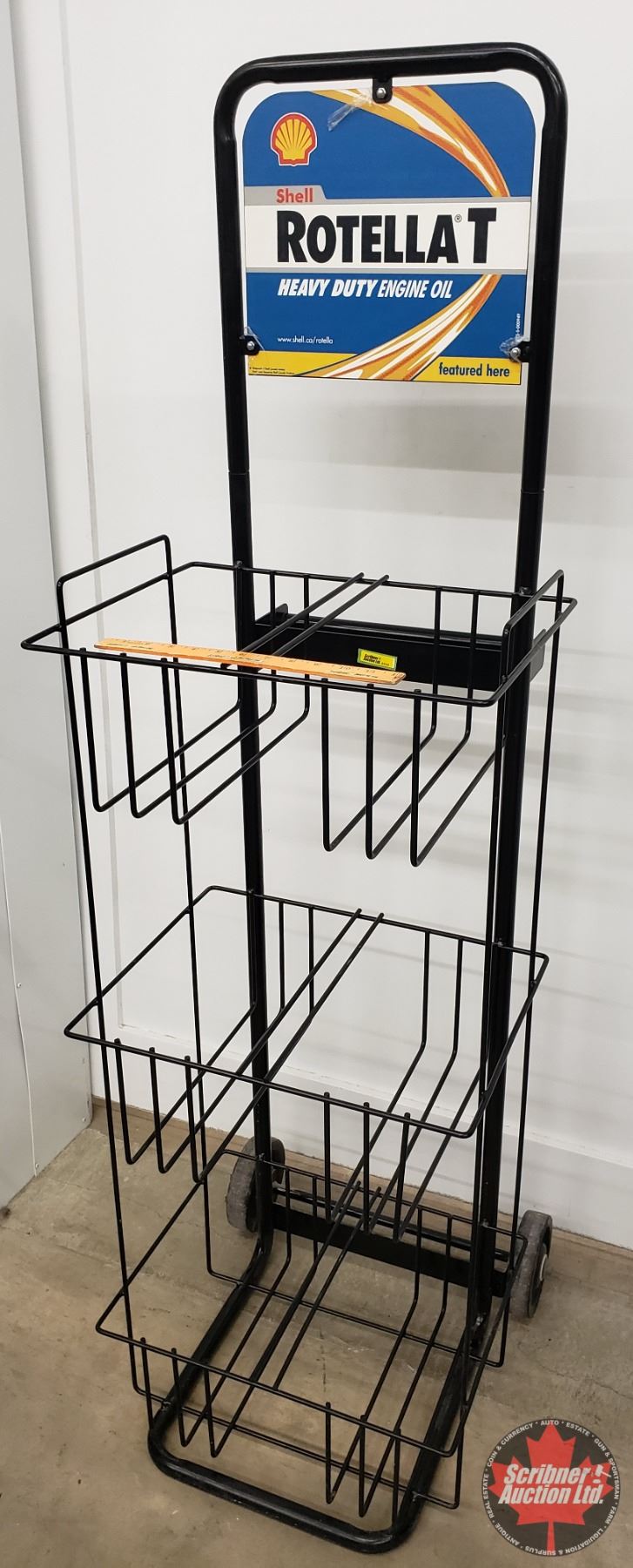 Shell Oil Display Shell Rotella T Engine Oil Store Display Stand (65