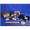 Image 1 : Collector Combo : Radio, Collection of 45s, Pocket Watch, Rodeo Bloopers VHS, Kodak Camera Outfit, e