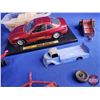 Image 8 : Vintage Toy Collector Combo : Tin Toy Garage, BMW 850i Model Car, Farm Models, etc (SEE PICS!)