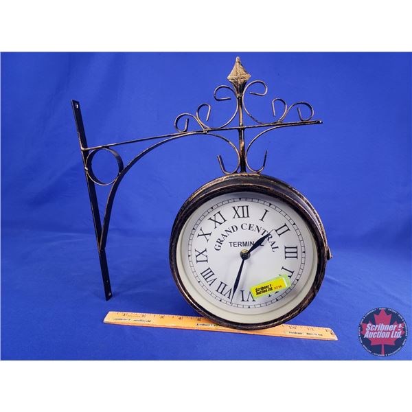HOME DÉCOR : "Grand Central Terminal" Double Sided Wall Clock (SEE PICS!)