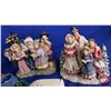 Image 2 : Christmas Decoration Lot : Choiring Statues, Tea Light Candle Holder, Snow Globe, Earrings, Ornament