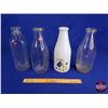 Image 1 : Glass Milk Jugs (4) (SEE PICS!)