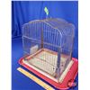 Image 2 : Bird Cage (14"H x 11"W x 8"D) (SEE PICS!)