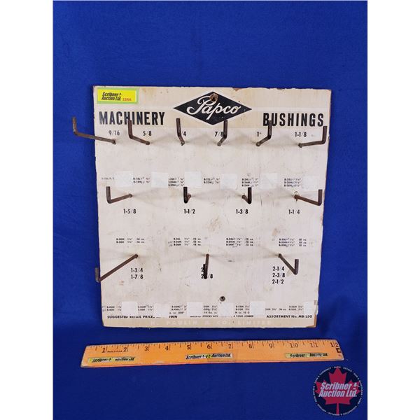 Papco Machinery Bushings Store Display Rack (11-1/2