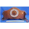 Image 2 : Perivale Mantle Clock (9-1/2"H x 17"W x 5-1/2"D) (SEE PICS!)