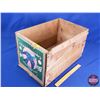 Image 2 : Blue Bird Apples Wood Crate (11"H x 19-/2"W x 12"D) (SEE PICS!)