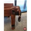 Image 8 : Wooden Elephant Head Coffe Table & Side Table (Coffee Tables Measures : 17-1/2"H x 38-182"W x 19-1/2