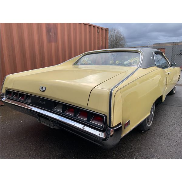 R* 1970 MERCURY MARAUDER, 2DR, YELLOW, VIN 0Z60K558188 - Able Auctions