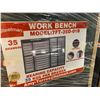 Image 2 : STEELMAN 35 DRAWER STAINLESS STEEL FRONT WORK CHEST-APPROX.7FT