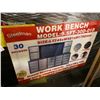 Image 2 : STEELMAN 30 DRAWER STAINLESS STEEL FRONT WORK BENCH WITH HUTCH-APPROX.9.5FT