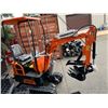 Image 2 : AGT INDUSTRIAL QH12R ORANGE GAS POWERED RIDE ON MINI EXCAVATOR