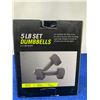 Image 1 : 5lb Set Dumbells (2.5lbs each)