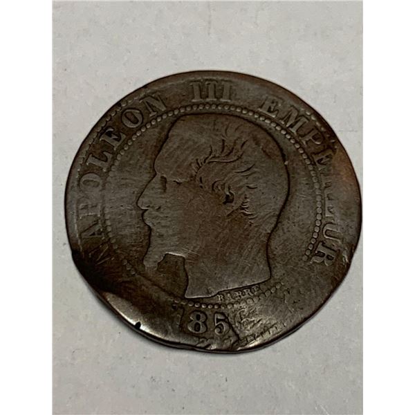 Estate Coin - Vintage Napoleon II 1856 Coin