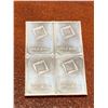 Image 2 : Valcambi Suisse 1 g x 4 - Lot of .999 Fine silver wafer bars