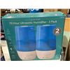 Image 1 : Lot of 2 Personal Room Humidifiers