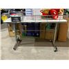 Image 1 : Rolling Display Table w/ Edge Missing 1 Castor