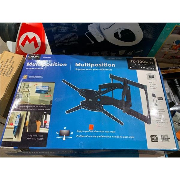 AVF Multiposition TV Wall Mount 32-100in./po