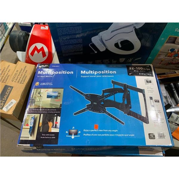 AVF Multiposition TV Wall Mount 32-100in./po