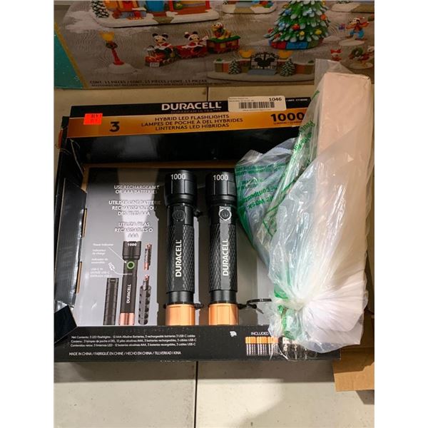 Duracell Hybrid LED Flashlight 3pack