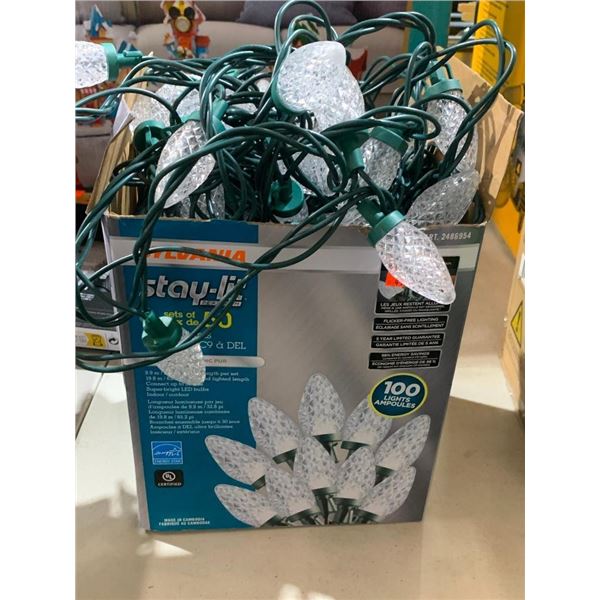 Sylavania Stay-Lit 2 sets of 50 LED C9 Lights